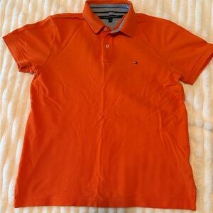 Tommy Hilfiger Orange Short-Sleeve Polo